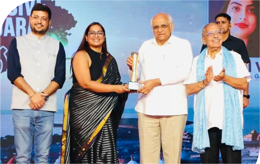 Recognition at Bharat 24 Progressive Gujarat