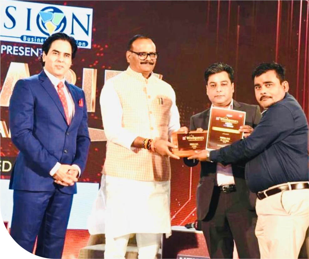 Recognition at Network18 Visionaries of UP Lucknow