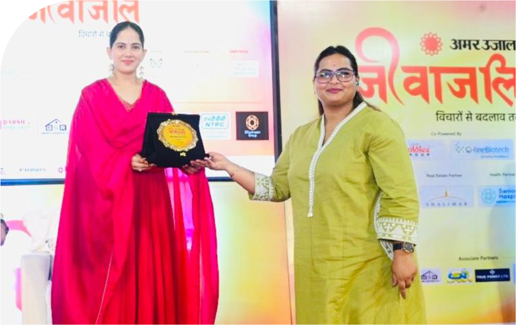 Recognition at Amar Ujala Jivanjali Lucknow