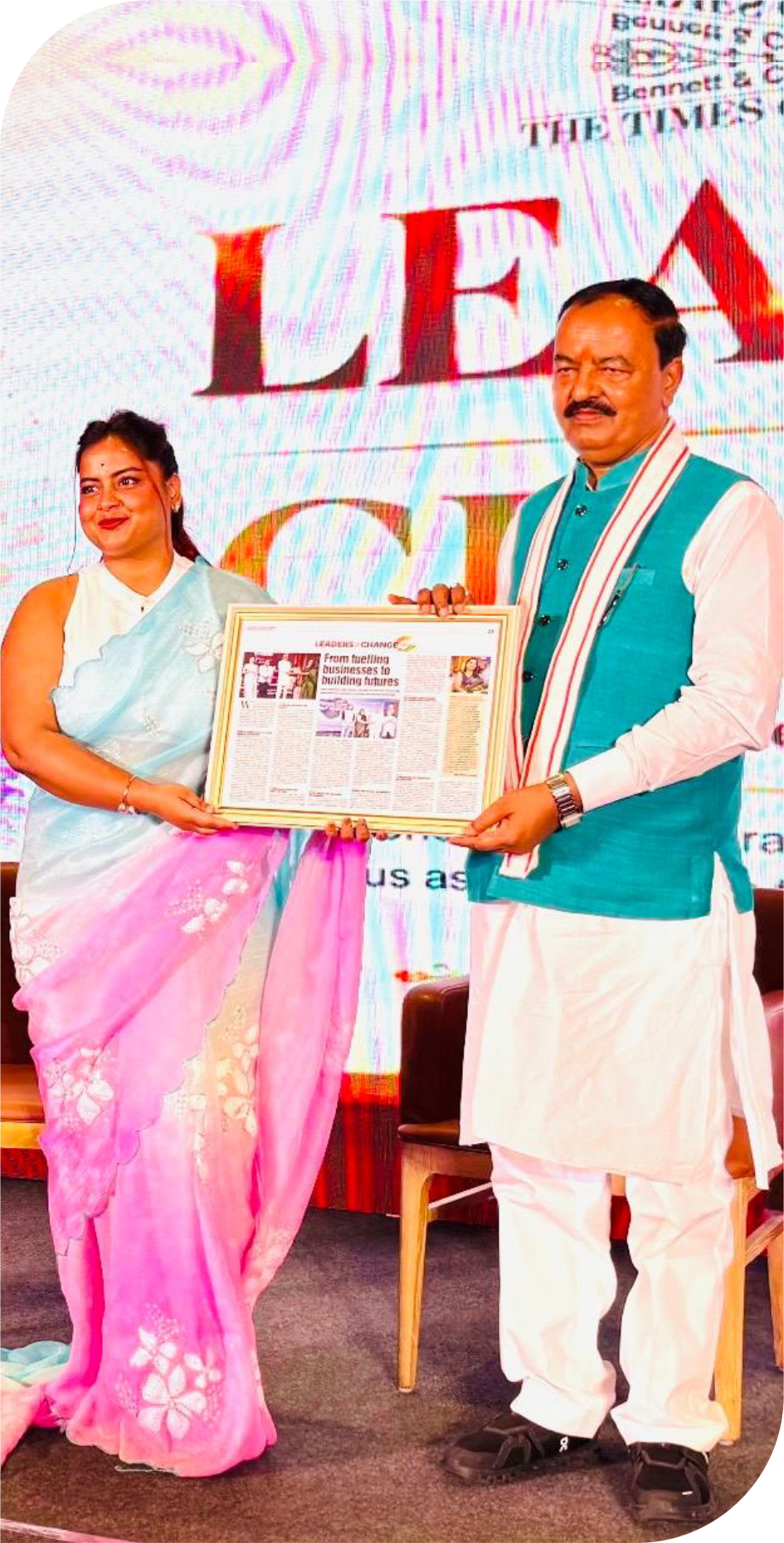Indira Gas and Petroleum - Times of India Leaders of Change Award